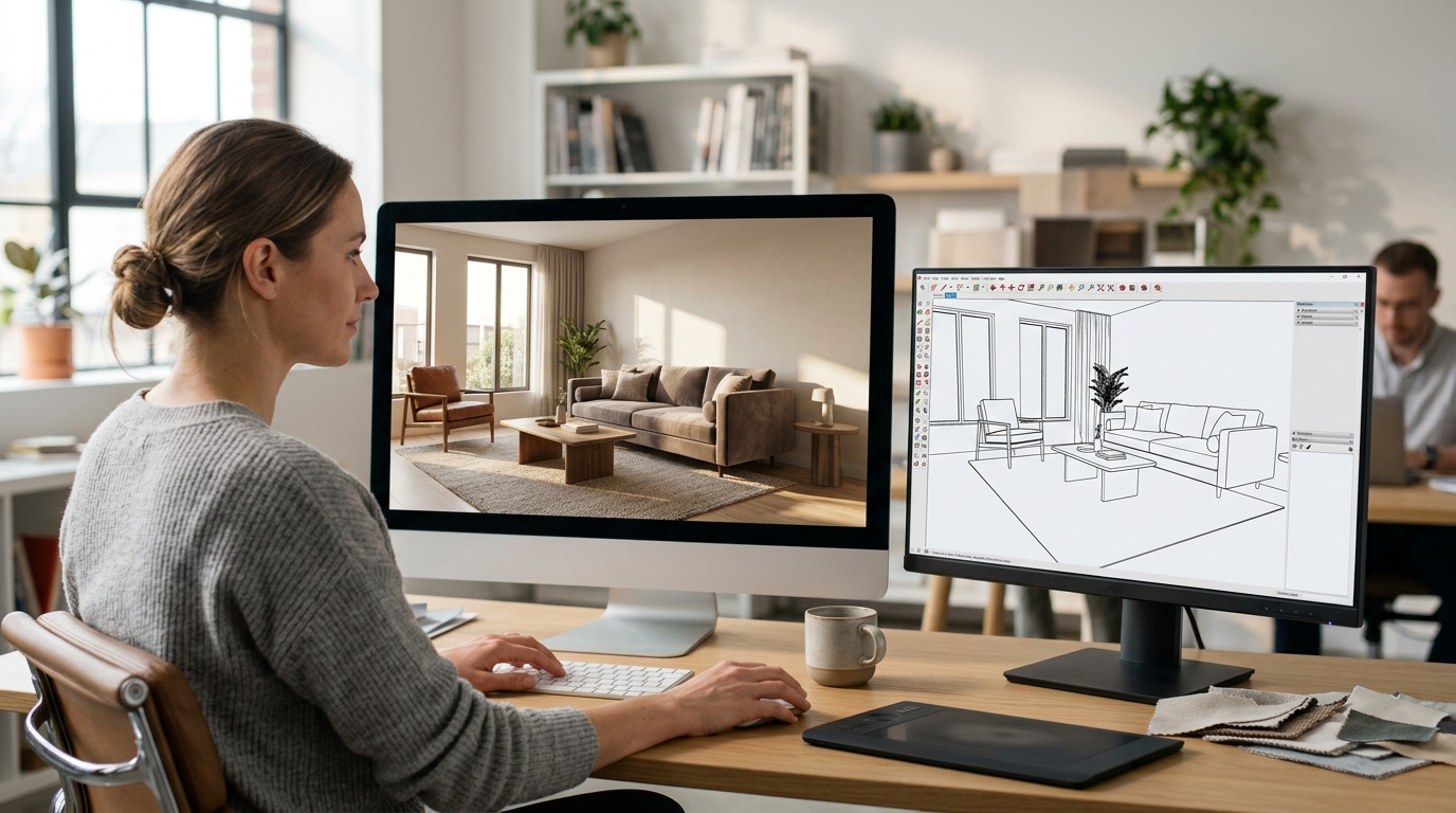Curso de SketchUp y V-Ray para Interiorismo