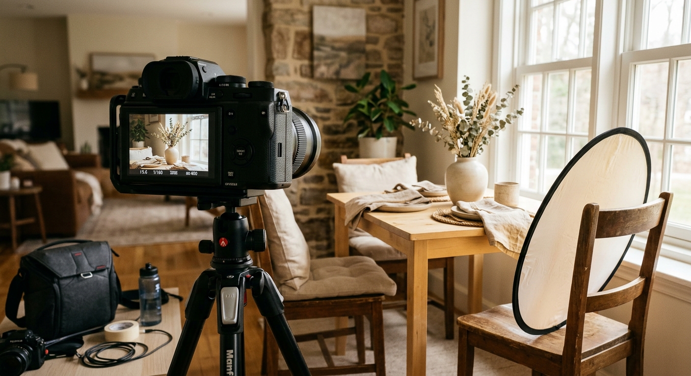 Curso de Estilismo y Fotografía de Interiores para Portfolio